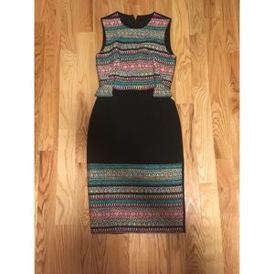 Prabal Gurung combo sheath dress